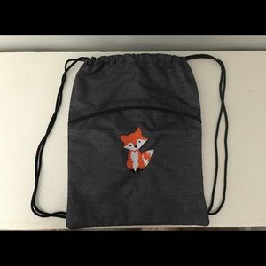 Thirty One Cinch Sac With Fox Embroidery